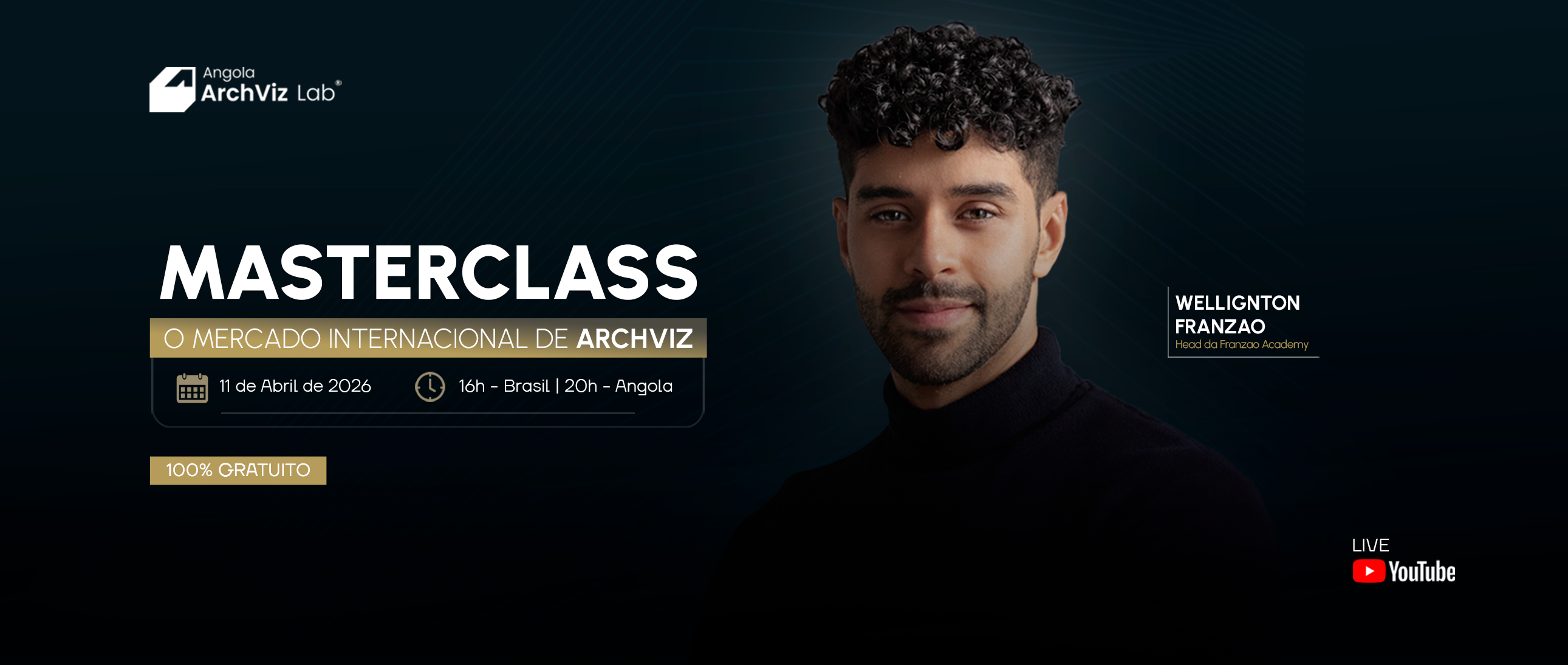 Capa da Masterclass ArchViz Internacional